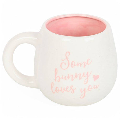 The Fashion Gift Shop: Some Bunny Loves You Surprise Mug, Peekaboo, 500ml capacity. by Jones Home & Gifts, Mugs and Cups
