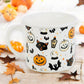 Spooky Cat and Pumpkin Print Mug, Halloween Black Cat. Pumpkins  Spirit of equinox  The Fashion Gift Shop .