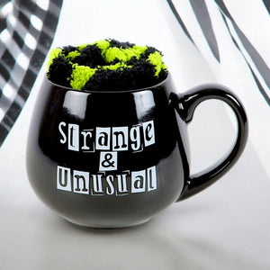 Strange & Unusual Black Mug and Socks Gift Set - Mugs and Cups by Spirit of equinox