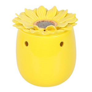 The Fashion Gift Shop: Sunflower Oil Burner and Wax Warmer by Jones Home & Gifts, Oil Burner & Wax Melters