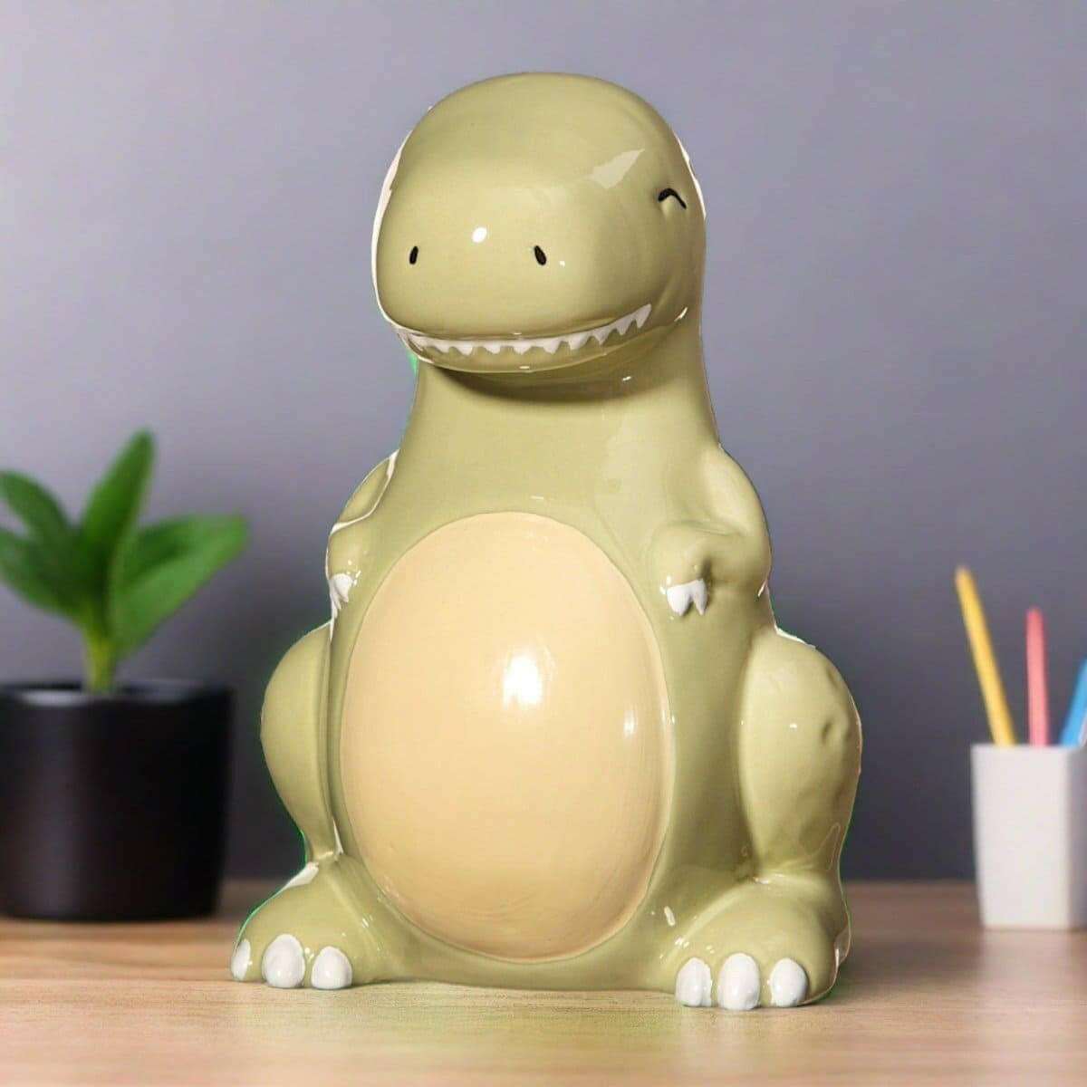 T-Rex Dinosaur Money Box by Sass and Belle