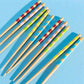The Fashion Gift Shop: Bamboo Vibrant Striped Chopsticks - Set of 5 by Sass and Belle, Chop Sticks