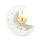 The Fashion Gift Shop: Black Crescent Moon Hanging Oil Burner for Home Decor by Spirit of equinox, Oil Burner & Wax Melters