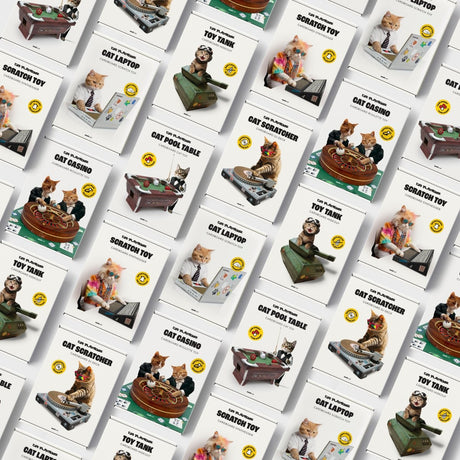 The Fashion Gift Shop: Cool for Cats Turntable Scratching Cat Toy by SuckUK, Cat Scratchers and Cat Toys