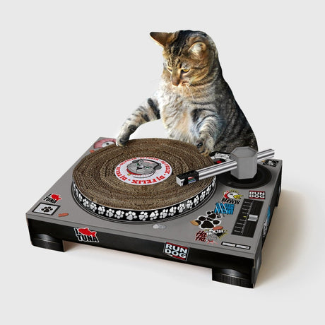The Fashion Gift Shop: Cool for Cats Turntable Scratching Cat Toy by SuckUK, Cat Scratchers and Cat Toys