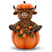 Country Living Highland Cows in Pumpkins by Country Living