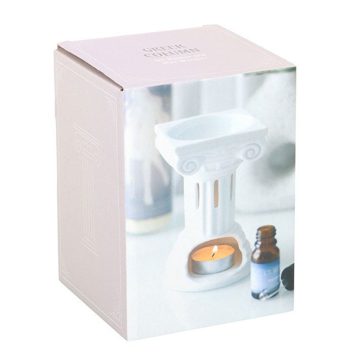 The Fashion Gift Shop: Greek Column Oil Burner & Wax Warmer | Grecian Home Fragrance Decor by The Fashion Gift Shop ,