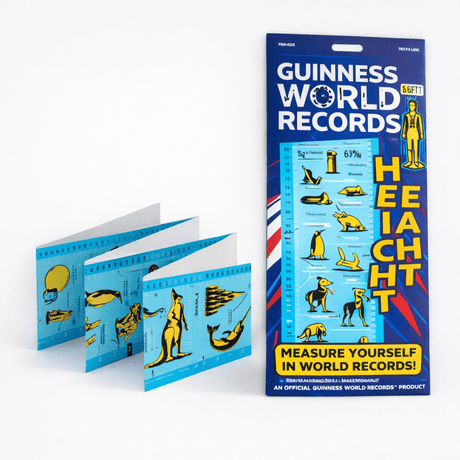 The Fashion Gift Shop: Guinness World Records Height Chart – Kids Wall Growth Chart Gift (2m / 6ft+) by The Fashion Gift Shop , Children’s Growth Charts