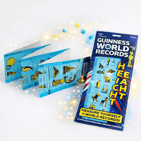 The Fashion Gift Shop: Guinness World Records Height Chart – Kids Wall Growth Chart Gift (2m / 6ft+) by The Fashion Gift Shop , Children’s Growth Charts