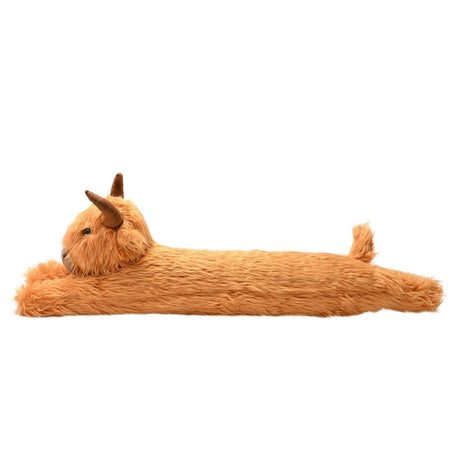 The Fashion Gift Shop: Highland Cow Cute Fluffy Draught Excluder for Animal Lovers by Country Living, Animal Ornament