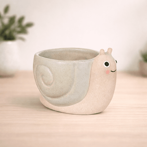 The Fashion Gift Shop: Mini Snail Planter (Cottage Garden) – Sass & Belle 🐌 by Sass and Belle, Pots and Planters