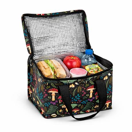 The Fashion Gift Shop: Mystical Dark Forest Lunch Bag | Insulated, Wipe - Clean (RPET) by The Fashion Gift Shop , Insulated lunch bag