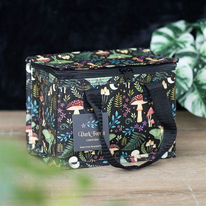 The Fashion Gift Shop: Mystical Dark Forest Lunch Bag | Insulated, Wipe - Clean (RPET) by The Fashion Gift Shop , Insulated lunch bag