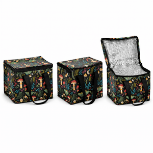 The Fashion Gift Shop: Mystical Dark Forest Lunch Bag | Insulated, Wipe - Clean (RPET) by The Fashion Gift Shop , Insulated lunch bag