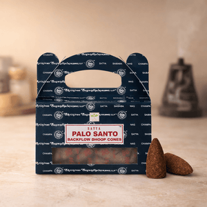 The Fashion Gift Shop: Palo Santo Backflow Incense Cones by Satya | Dhoop Cones by Satya, Backflow Cones