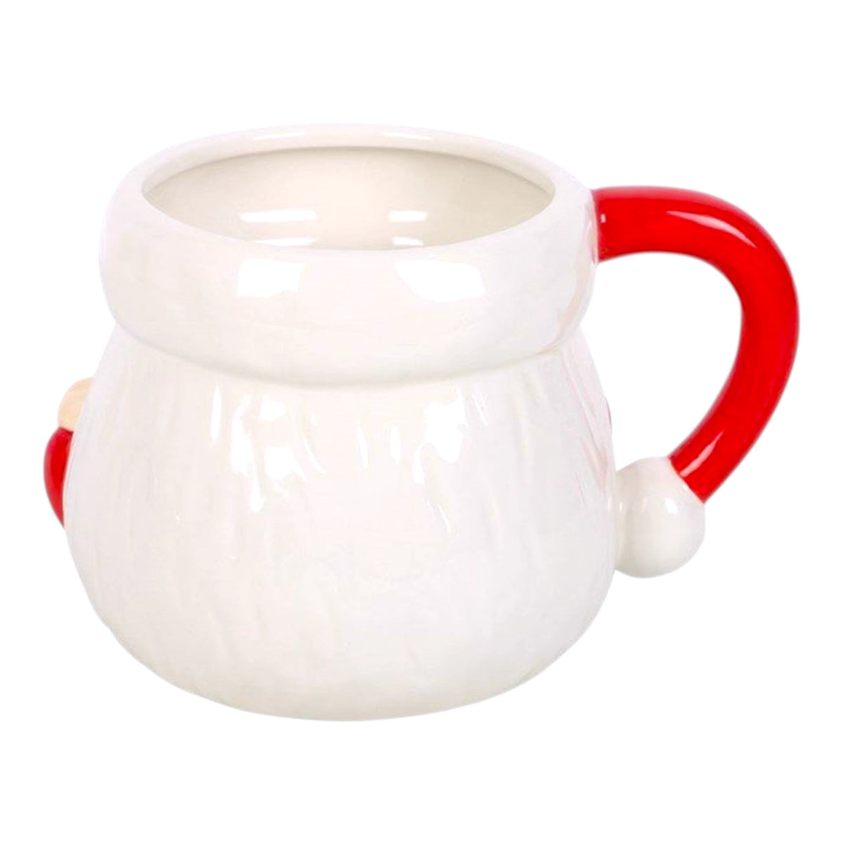 The Fashion Gift Shop: Santa Claus Shaped Ceramic Mug 500ml | Christmas Hot Chocolate & Coffee Mug by Jones Home & Gifts, Mugs and Cups