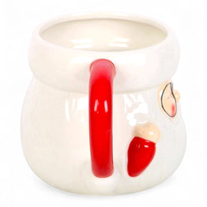 The Fashion Gift Shop: Santa Claus Shaped Ceramic Mug 500ml | Christmas Hot Chocolate & Coffee Mug by Jones Home & Gifts, Mugs and Cups
