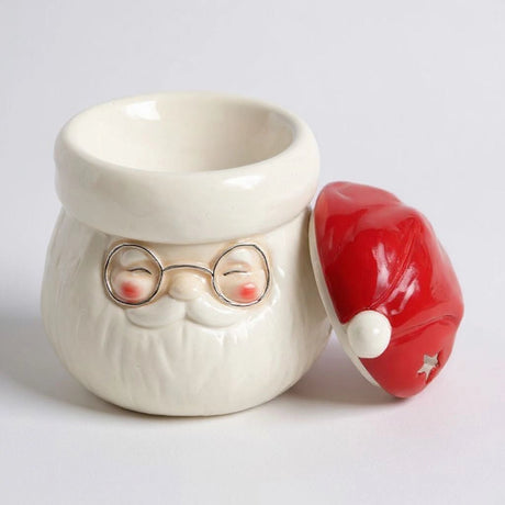 The Fashion Gift Shop: Santa Claus Wax Melt Burner – Ceramic Christmas Oil Warmer for Holiday Aromatherapy by The Fashion Gift Shop ,