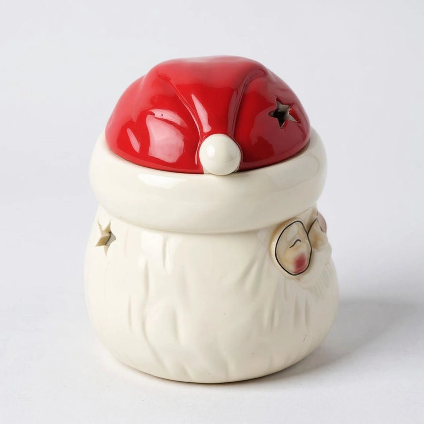 The Fashion Gift Shop: Santa Claus Wax Melt Burner – Ceramic Christmas Oil Warmer for Holiday Aromatherapy by The Fashion Gift Shop ,