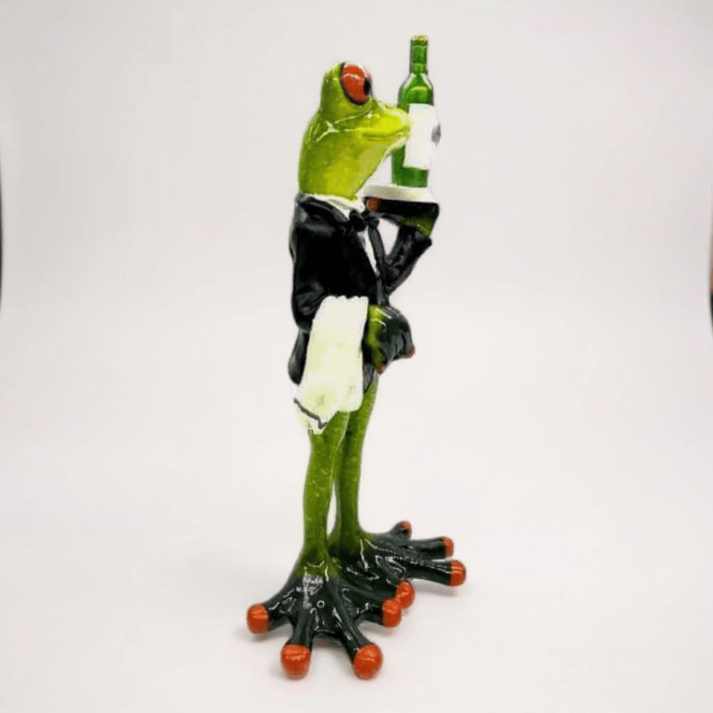 Tropical Frog 🐸 Waiter Ornament Large 18cm by The Fashion Gift Shop