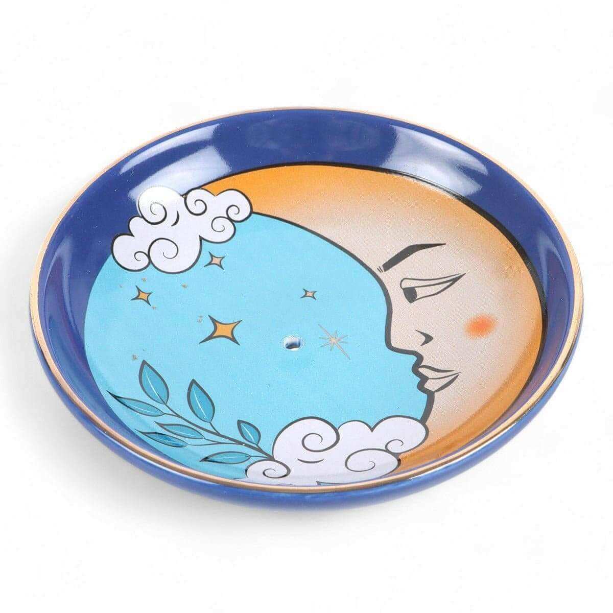 The Moon Celestial Incense Holder for Elegant Decor by Spirit of equinox