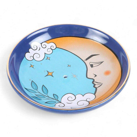 The Fashion Gift Shop: The Moon Celestial Incense Holder for Elegant Decor by Spirit of equinox, Incense Holders