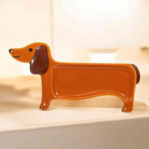 The Fashion Gift Shop: The Sausage Dog Dachshund Tea Bag Rest by Sass and Belle, Tea Bag Rests