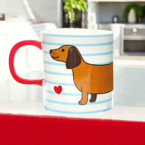 The Fashion Gift Shop: Dachshund Mugs Sausage Dog Humorous Mug, It's Been A Long Day by Sass and Belle, Mugs and Cups