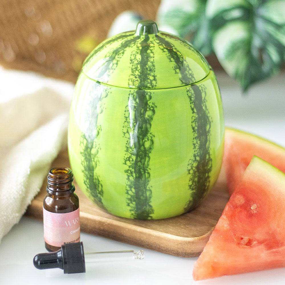 The Fashion Gift Shop: Watermelon Oil Burner - Wax Warmer - Tutti Frutti Summer Themed by Element Fragrance, Oil Burner & Wax Melters