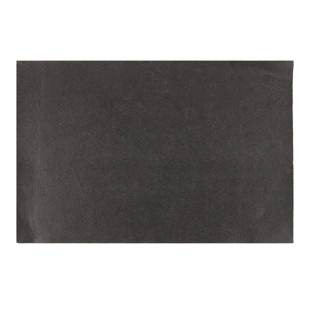 Rectangular dark gray doormat surface
