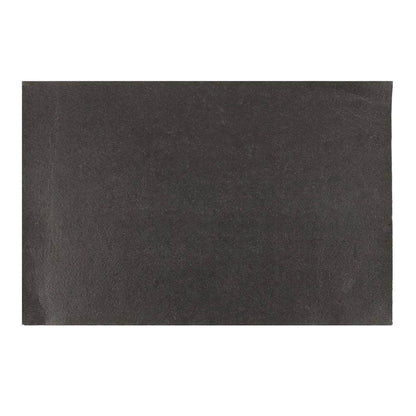 Rectangular dark gray doormat surface