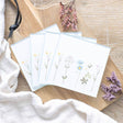 The Fashion Gift Shop: Wild Flower Floral Glass Coaster Set - Blooming Lovely Gifts by Jones Home & Gifts, Tea Coasters