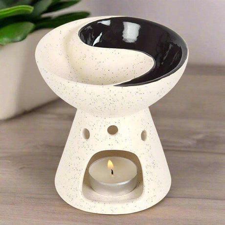 The Fashion Gift Shop: Yin Yang Dual Ceramic Oil Burner and Wax Warmer by The Fashion Gift Shop , Oil Burner & Wax Melters