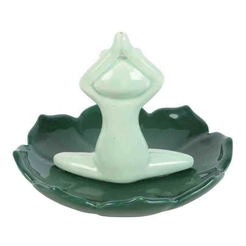 The Fashion Gift Shop: Yoga Frog Incense Stick Holder by Element Fragrance, Incense Holders