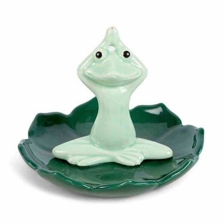 The Fashion Gift Shop: Yoga Frog Incense Stick Holder by Element Fragrance, Incense Holders