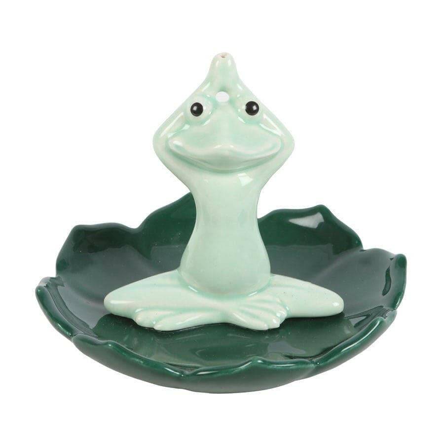 Yoga Frog Incense Stick Holder  Element Fragrance  The Fashion Gift Shop .