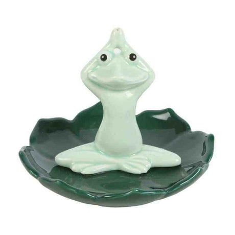 The Fashion Gift Shop: Yoga Frog Incense Stick Holder by Element Fragrance, Incense Holders