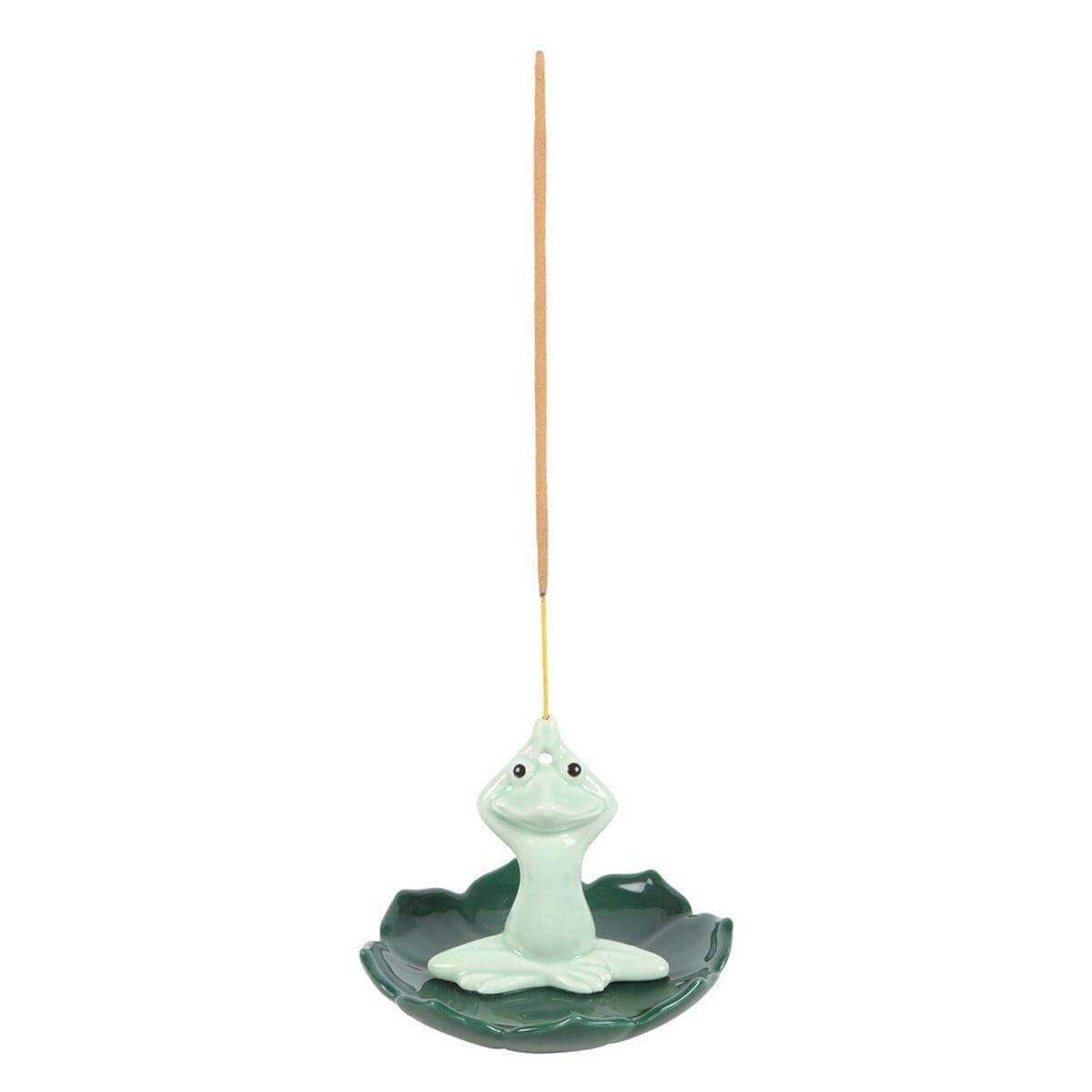 Yoga Frog Incense Stick Holder  Element Fragrance  The Fashion Gift Shop .