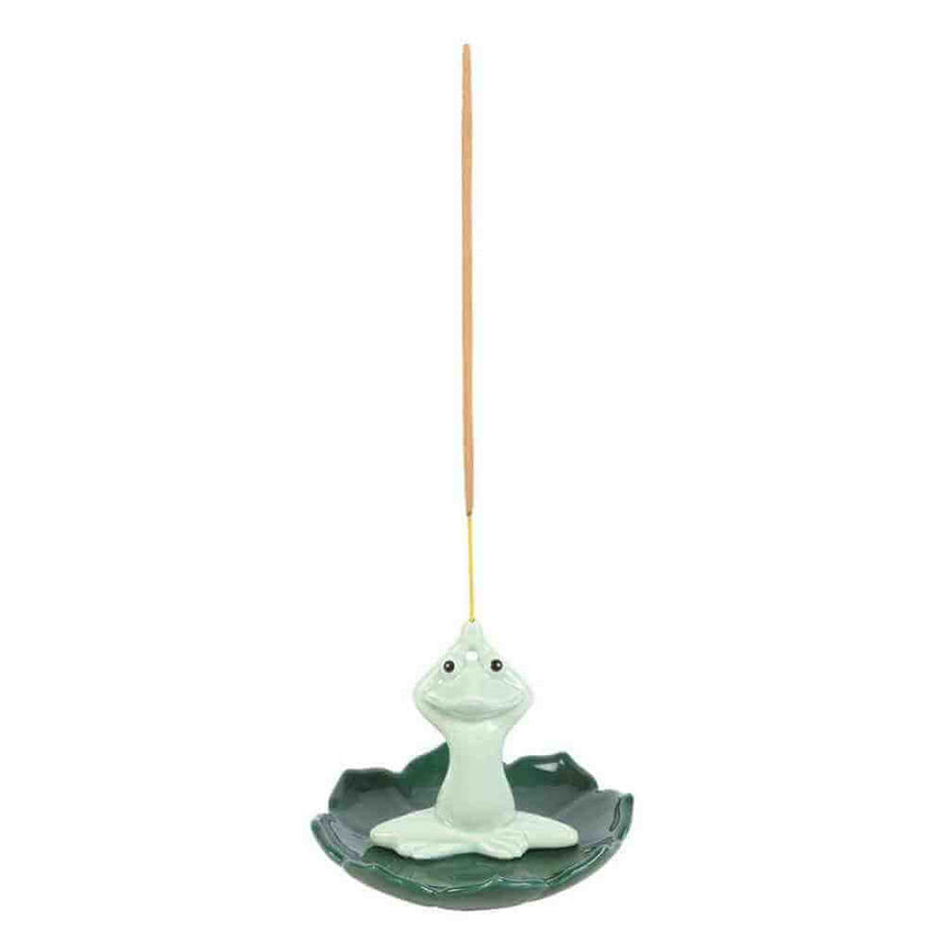 The Fashion Gift Shop: Yoga Frog Incense Stick Holder by Element Fragrance, Incense Holders