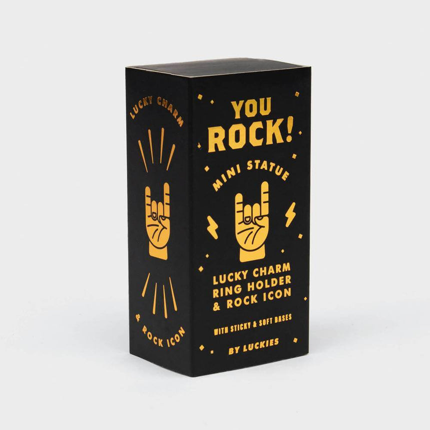 The Fashion Gift Shop: You Rock, Lucky Charm, Ring Holder, Desk Tidy Rock Icon, Mini Rock On Salute by Luckies, Desk Organizers
