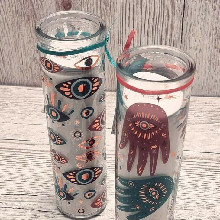 The Fashion Gift Shop: 20cm Hand and Eye Tube Candle - Valentines Gifts by Temerity Jones London, Candles