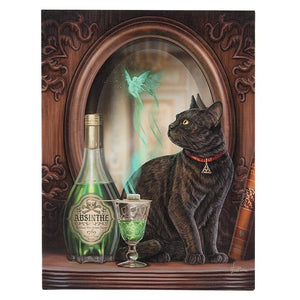 Absinthe Canvas Plaque by Lisa Parker - 19x25cm - Wall Art's by Lisa Parker