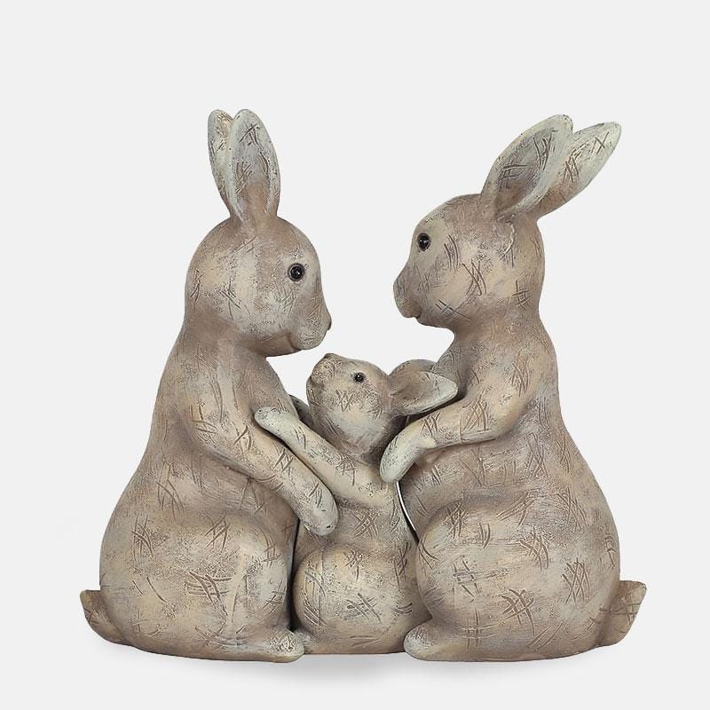 Fluffle Family of Bunny Rabbits Ornaments - Ornaments by Jones Home & Gifts
