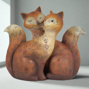 The Fashion Gift Shop: Fox Couple Cuddle Ornaments by Jones Home & Gifts, Ornaments