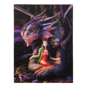Anne Stokes Spirit Dragon Canvas Plaque Wall Artwork Decor - The Fashion Gift Shop by Anne Stokes
