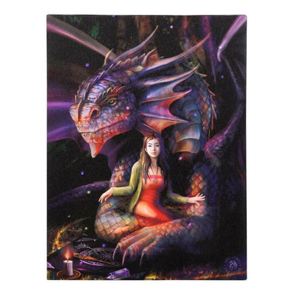 Anne Stokes Spirit Dragon Canvas Plaque Wall Artwork Decor - The Fashion Gift Shop by Anne Stokes