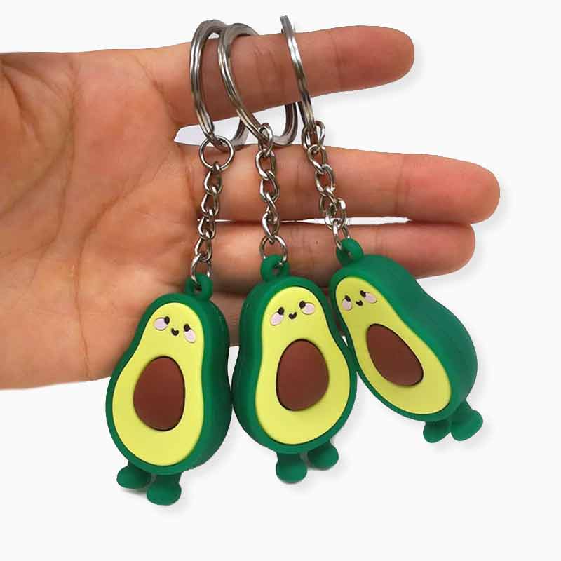 Avocado Fruit Keyring bag Charms - Bag Charms & Keyrings by Fashion Accessories