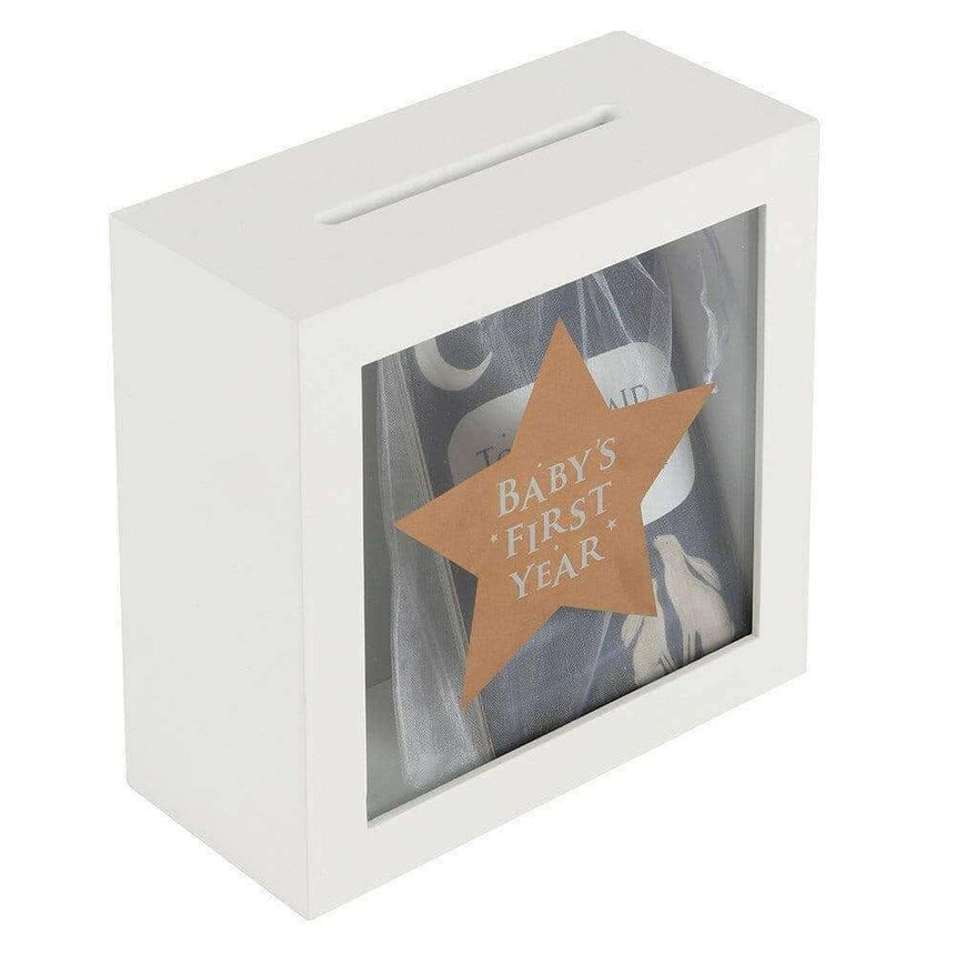 The Fashion Gift Shop: Baby's First Year Milestone Cards & Box, New Parents Keepsake Gift by Jones Home & Gifts, Babies Keepsake Box