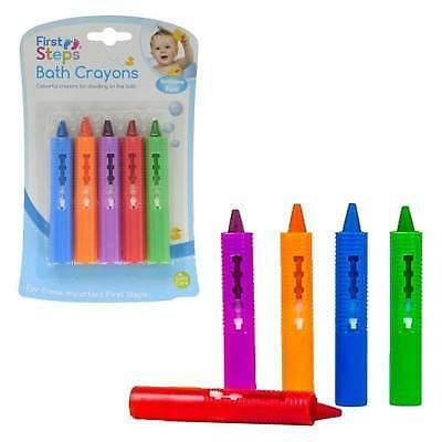 Bath Crayons Toddler Children's Bath Toys Fun Water Play - Art and Craft by First Steps