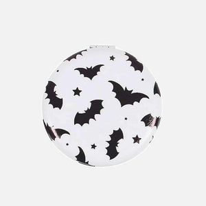 The Fashion Gift Shop: Bats and Spiderwebs Compact Mirrors for Quick Touch - Ups by Spirit of equinox, Compact Mirror
